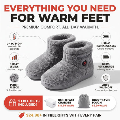 🎉 Black Friday Hot Deals🔥👟Heated Slippers