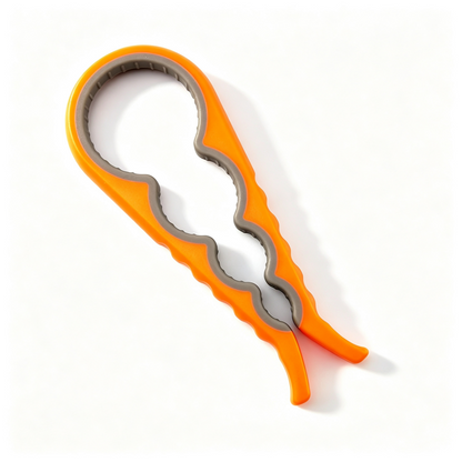 4 in 1 Multi Function Jar Bottle Opener Non Slip Silicone Grip Lid Remover Tool for Kitchen Pickle Jars Soda Water Bottles