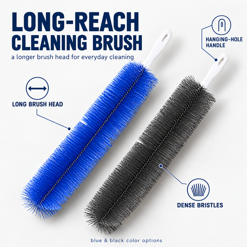 Fan cleaning brush