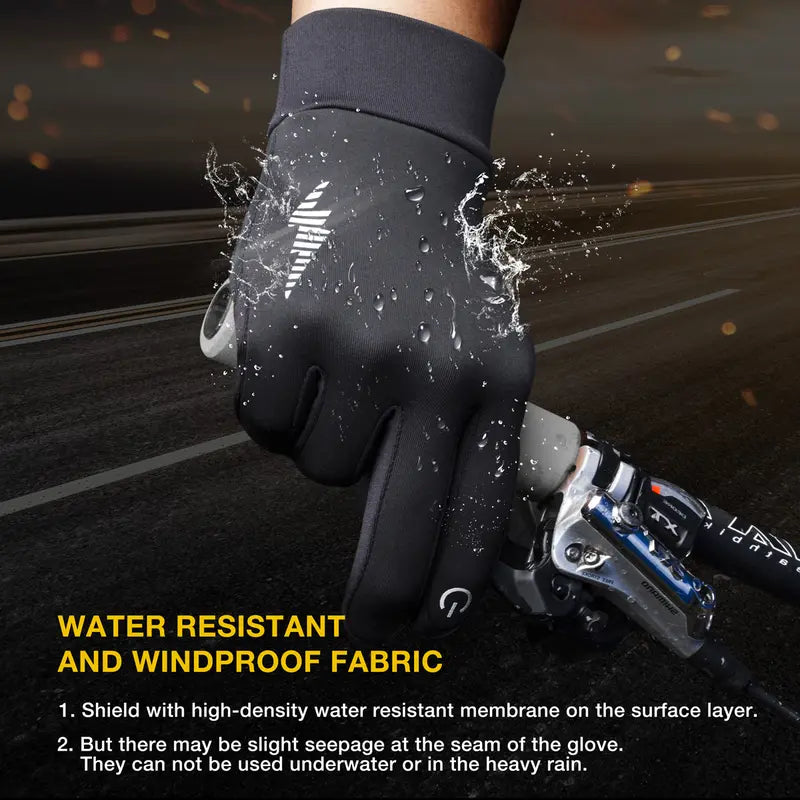 Winter Gloves Women Men Gloves Liners Thermal Warm Touch Screen 🧤