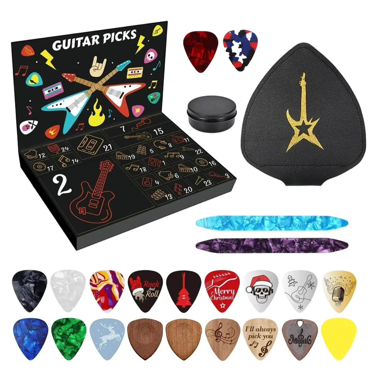 🎸🎁 Guitar Pick Countdown Calendar(📦Buy 2 Free Shipping)