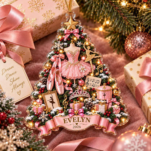 Personalized Ballerina Christmas Tree XR1610002CL Christmas Ornament