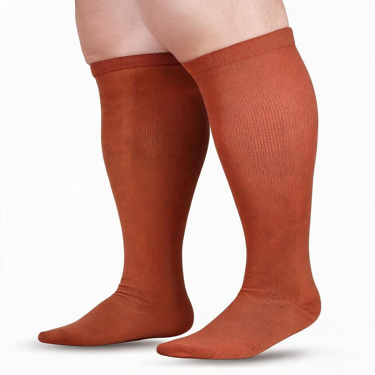 Plus Size High Stretch Compression Socks – Wide Calf Support Socks