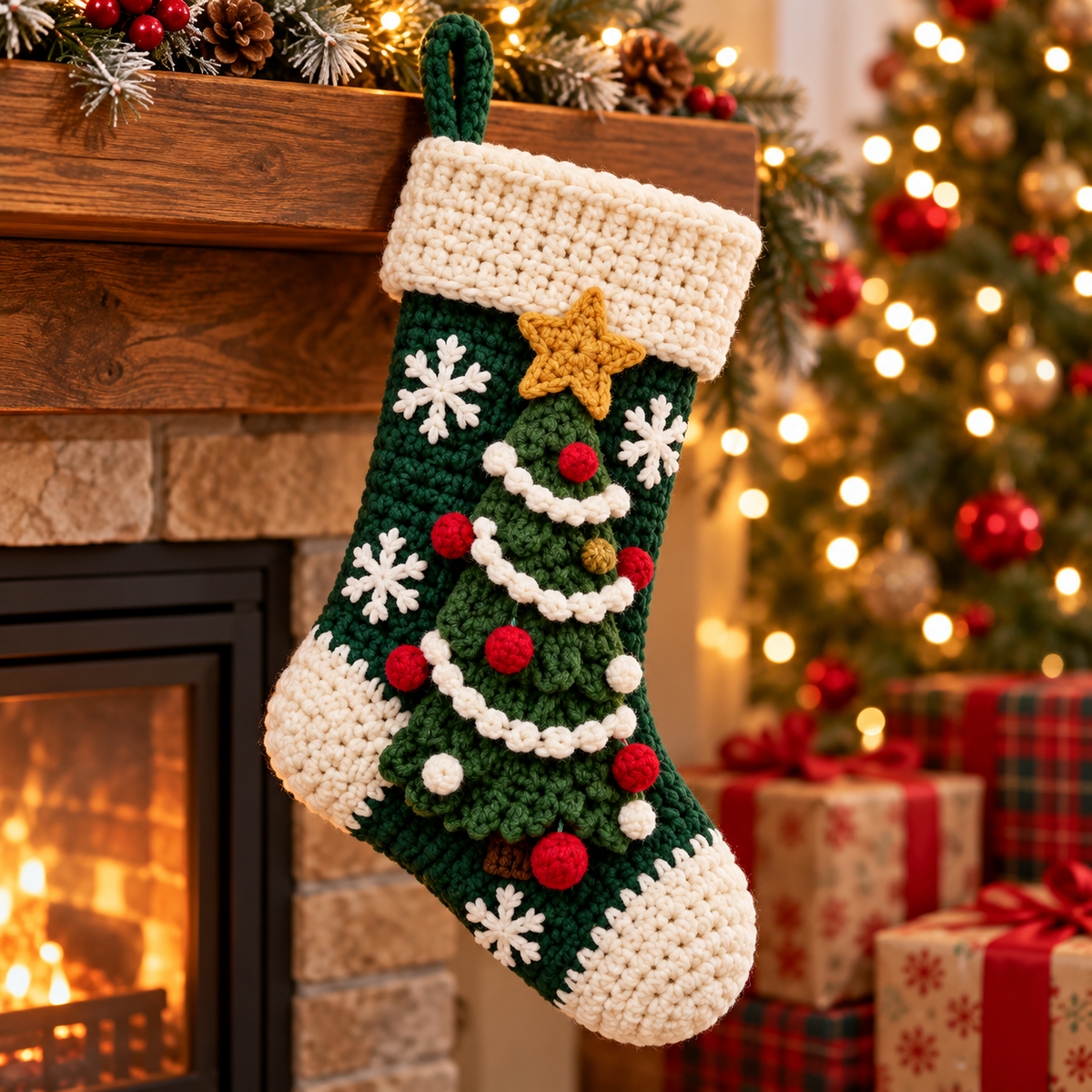 Handmade Christmas Stockings 🎄🧦 – Cozy Personalized Holiday Decor & Gift Holders