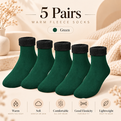 Winter soft plush floor socks