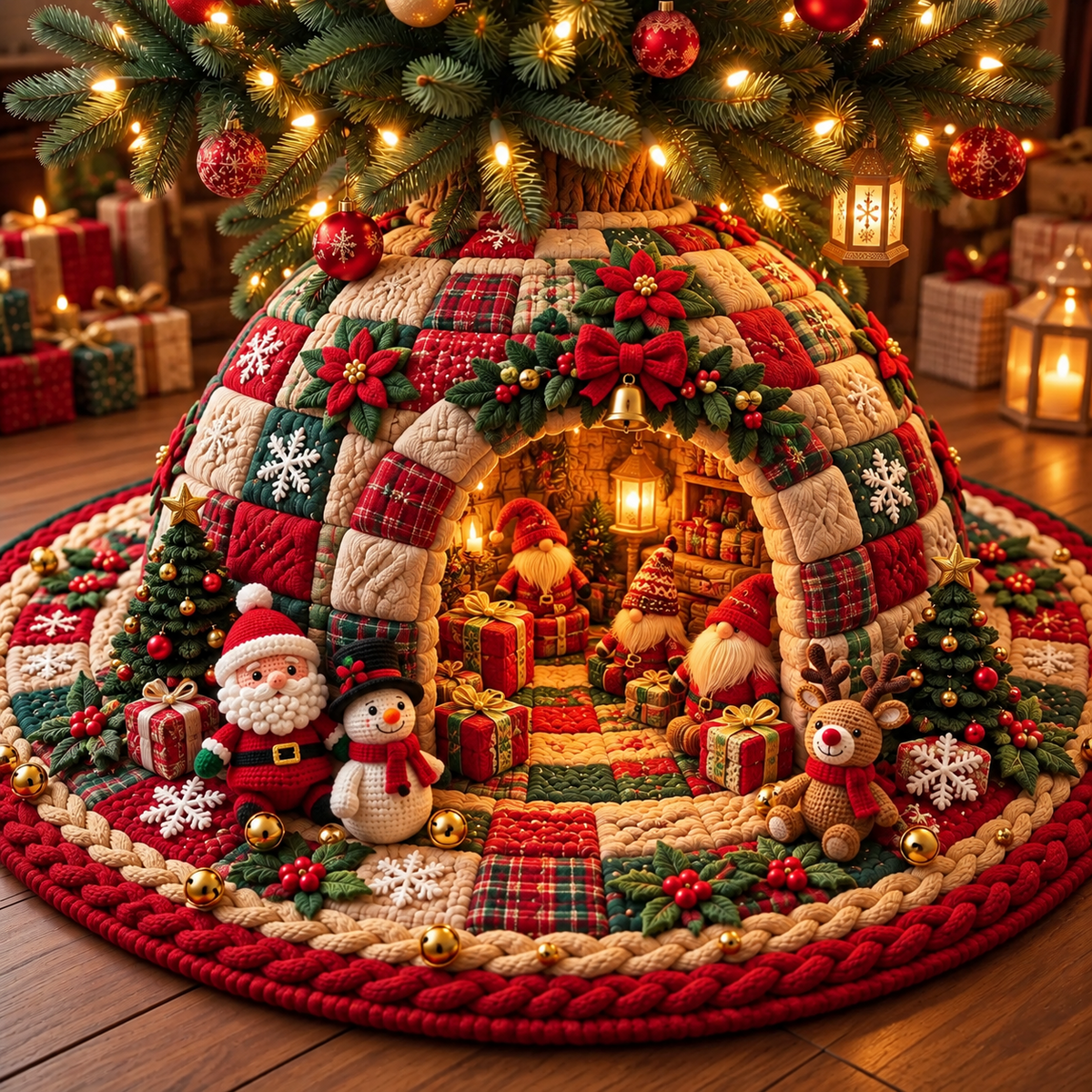 🎄 Christmas Deal – Limited Time🎅✨3D Optical Illusion Christmas Tree Skirt