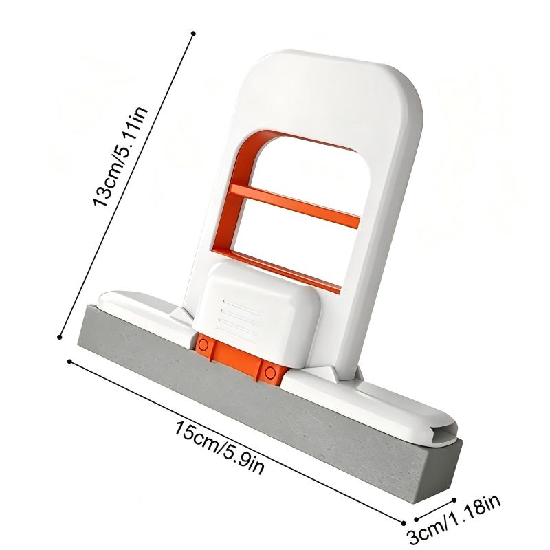 Mini Self Squeezing Mop Portable Wet Dry Cleaning for Bathroom Kitchen Glass