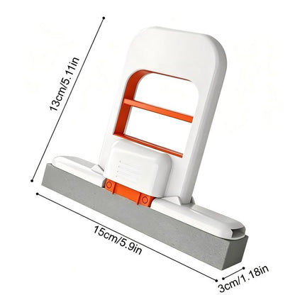 Mini Self Squeezing Mop Portable Wet Dry Cleaning for Bathroom Kitchen Glass