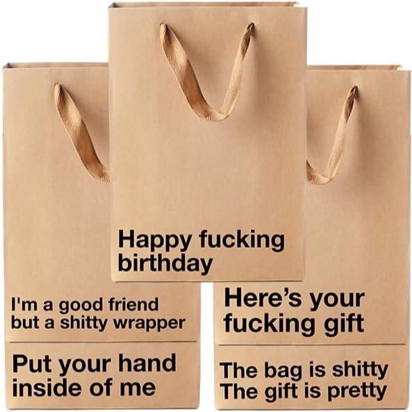 🔥LAST DAY 49% OFF - 😂MilkToast Snarky Gift Bag🎁Funny Gift Bags(✨5 pcs/Set)