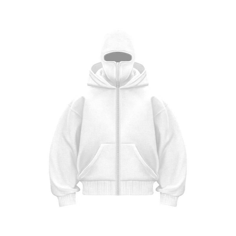 ❄️Men’s Balaclava Zip Hoodie for Winter Sports Streetwear and Cold Weather Training
