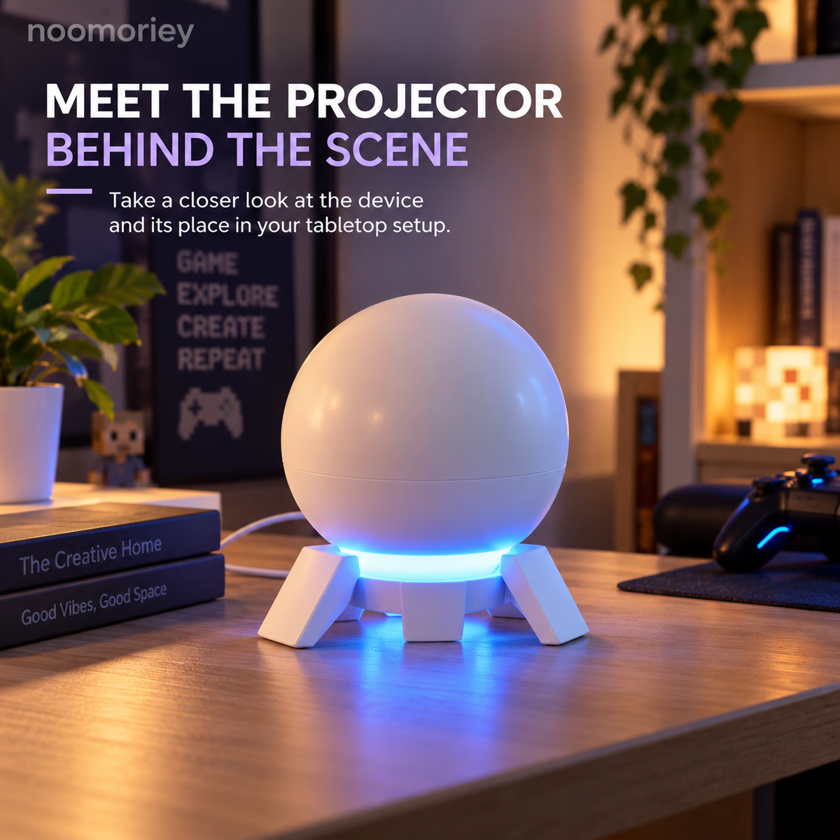 🔥LAST DAY 49% OFF🌆Pixel Fantasy Scene Projector – Ambient Decor for Gaming Rooms