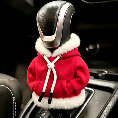 Universal Car Shift Knob Cover Hoodie Cute Interior Decoration Accessory