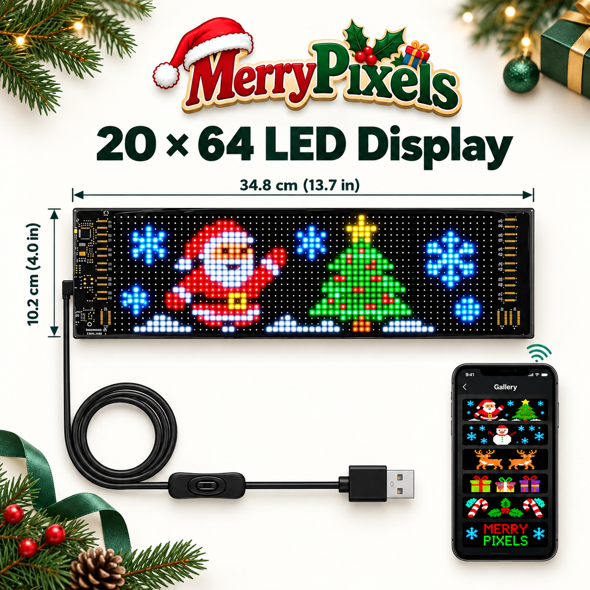 Merry Pixels Display