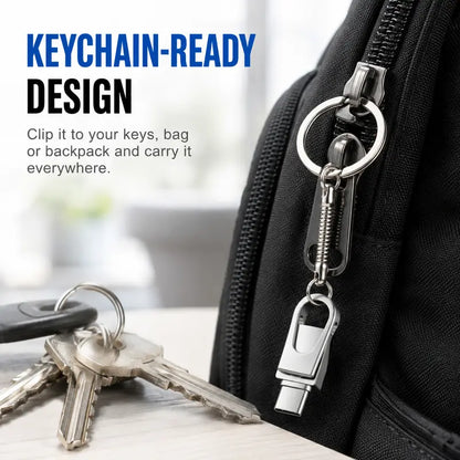 💎2-in-1 dual-interface flash drive—featuring high-speed USB 3.0 data transfer and compatibility with all Android, iOS, and HarmonyOS smartphones and computers.😱
