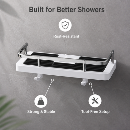 AquaNest™ — Transform Your Shower into a Calm, Clutter-Free Oasis