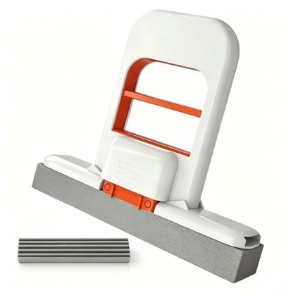 Mini Self Squeezing Mop Portable Wet Dry Cleaning for Bathroom Kitchen Glass