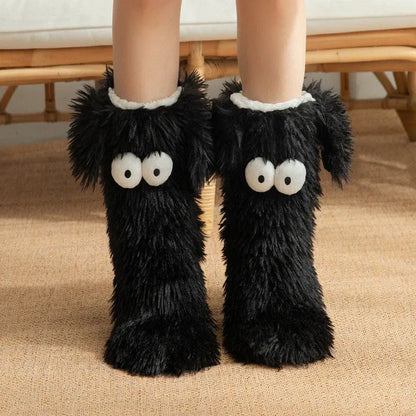 🧦 Women's Cozy Plush Slipper Socks | Warm Fleece Anti-Slip for Cozy Winter Days At Home❄️