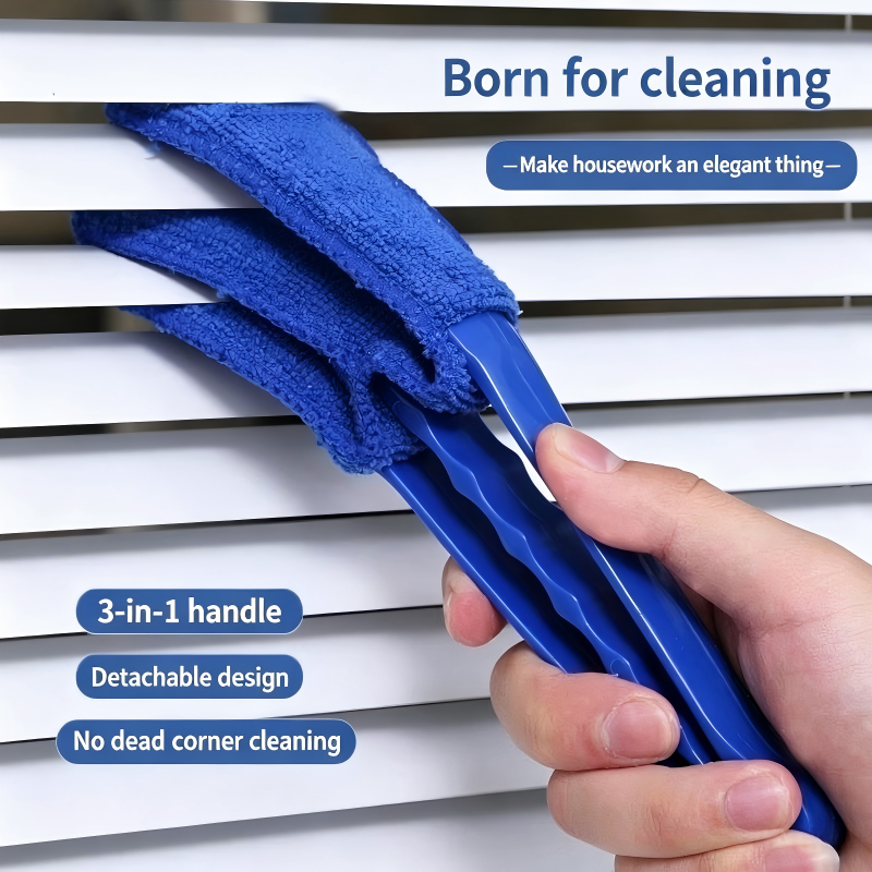 Thick Microfiber Cleaning Cloth with Removable AC Vent Gap Brush Household Supplies