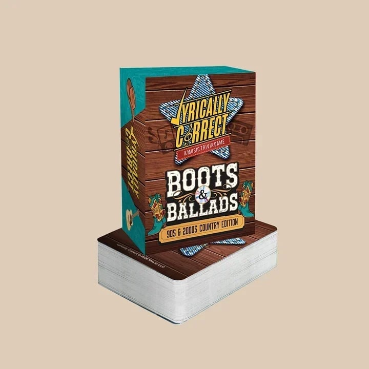 🎤 Lyrically Correct Music Trivia Game Bundle – Country, Hip-Hop, R&B & Pop