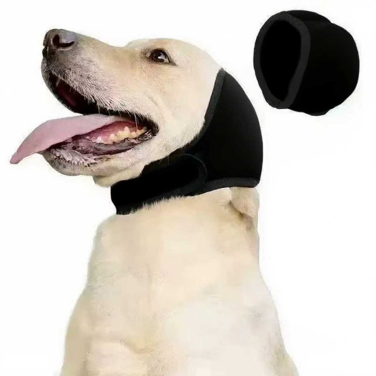 Dog Calming Ear Covers Waterproof Soundproof for Swimming Anxiety Relief