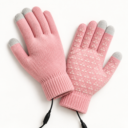 USB-Heated Winter Gloves – Warm & Touchscreen-Friendly