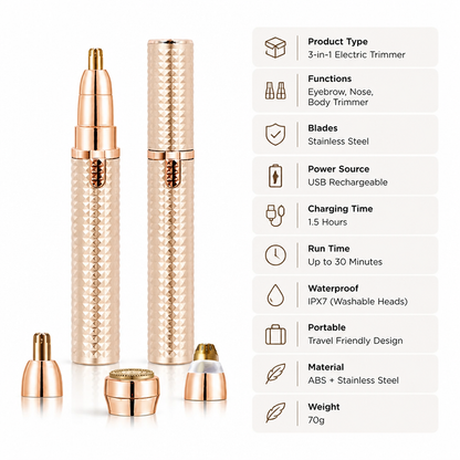 AeroTrim™ Precision Styler — Effortless, Pain-Free Grooming That Boosts Your Confidence Instantly