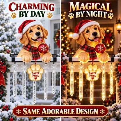 🎄Christmas Day Sale 49%🐶Santa Paws Railing Light