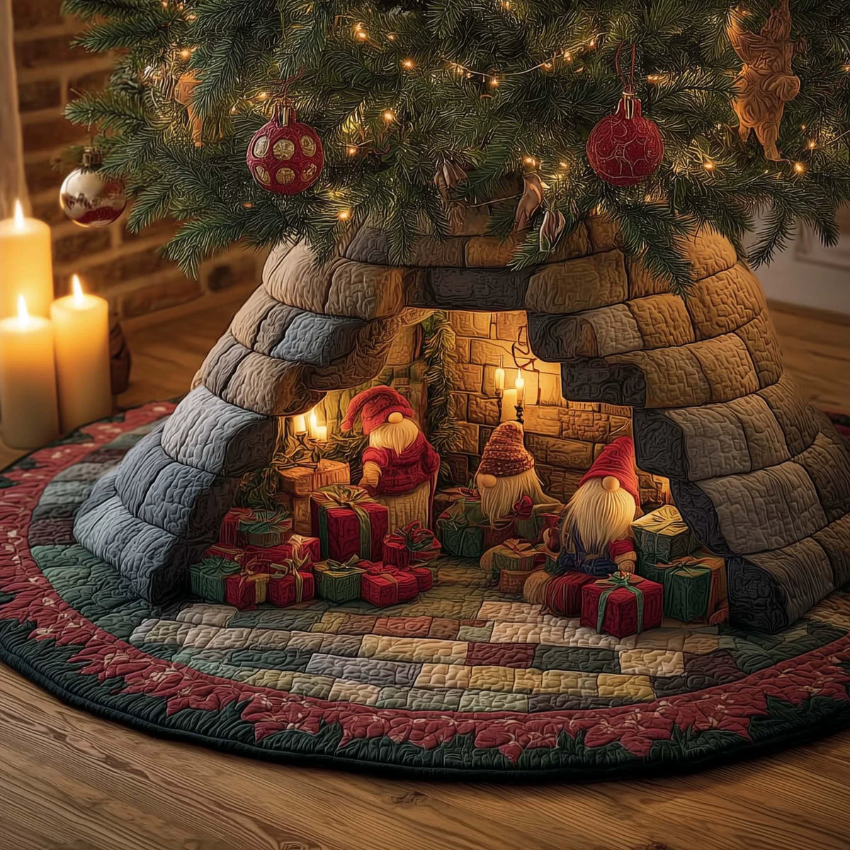 🎄 Christmas Deal – Limited Time🎅✨3D Optical Illusion Christmas Tree Skirt