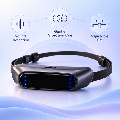 🌙 Smart Anti-Snoring Wearable Device - Intelligent Sound Sensor & Gentle Vibration