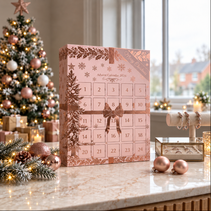🎀 24-Day Jewelry Advent Calendar – Daily Mystery Charms & Holiday Surprises ✨🎄
