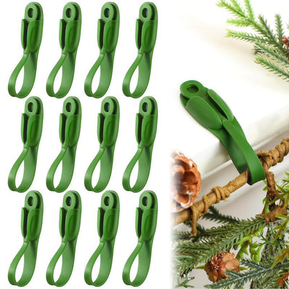 6Pcs Reusable Silicone Adhesive Christmas Garland Hooks - Traditional Household Hanger🎄