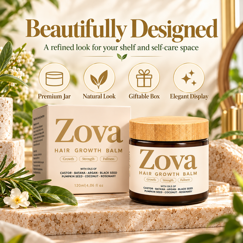 🌿✨ Nourish Your Scalp, Love the Look of Your Hair – Zova Botanical Hair Balm