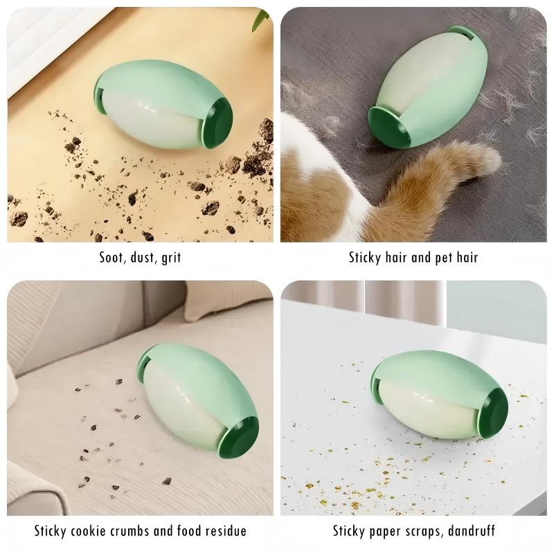 Washable Reusable Gel Lint Roller for Pet Hair Clothes Travel Sticky Cleaner