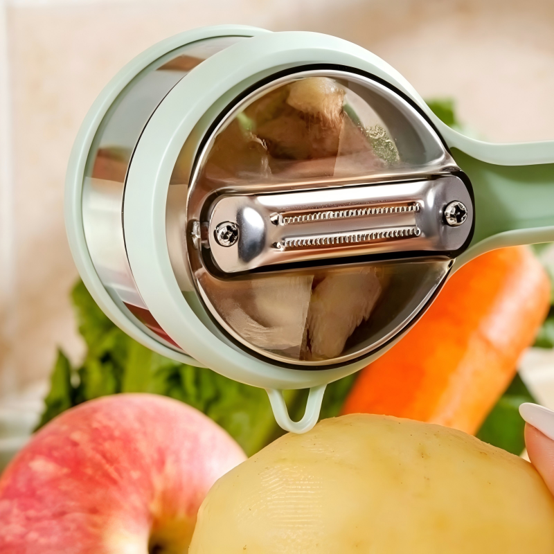 Multi Function Vegetable Fruit Peeler with Ergonomic Grip for Kitchen