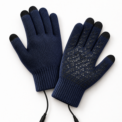 USB-Heated Winter Gloves – Warm & Touchscreen-Friendly