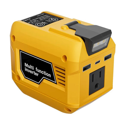 🔥250W Portable Power Inverter – Turn 18V–21V Tool Batteries Into 220V AC Power 🔋
