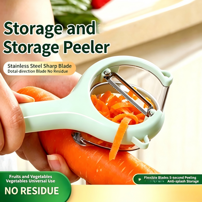 Multi Function Vegetable Fruit Peeler with Ergonomic Grip for Kitchen