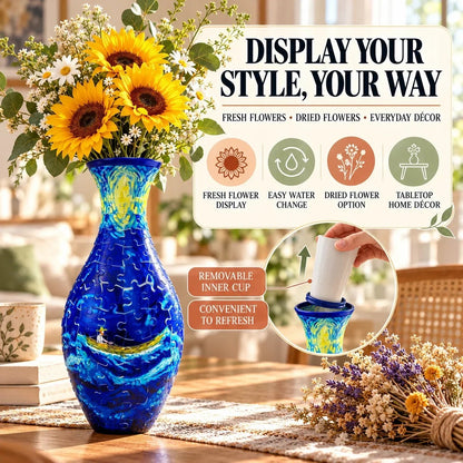 💐✨ 3D DIY Puzzle Vase – 11 Creative Designs, Decorative Flower Vase & Craft Gift(📦Buy 2 Free Shipping)