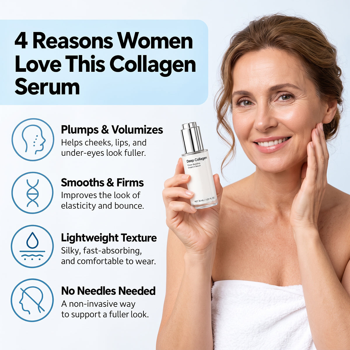 Korean Collagen Serum for Mature Skin