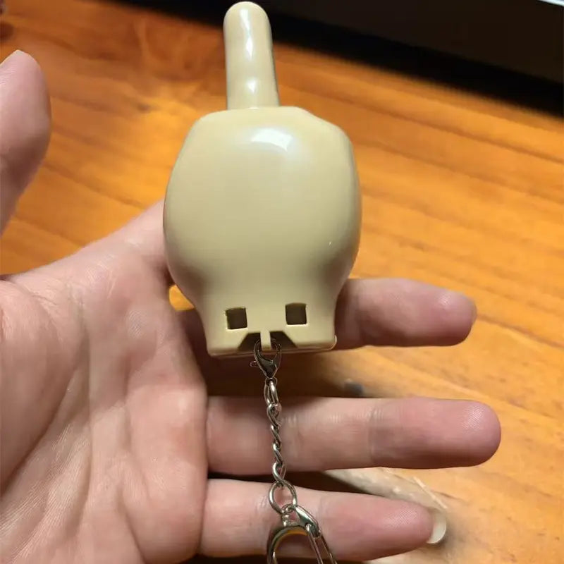 👆 Funny Pop-Up Gesture Keychain – Phone Stand & Lanyard Set 🔑📱