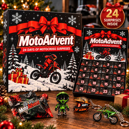 (🎁Last Day 49% OFF)🏍️Motocross Advent Calendar | 24 Days of Rider Themed Gifts