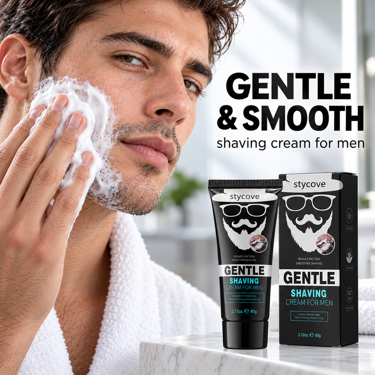 Stycove Men’s Smooth Glide Shaving Cream
