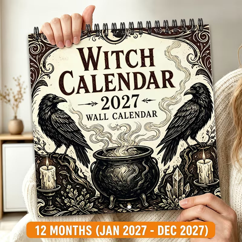 Black Friday Deal: 2027 Gothic Crow Steampunk Decorative Calendar