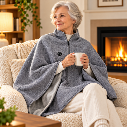 ❄️Heated Wearable Blanket – Stay Warm at Your Desk Without Bulky Layers 🔥