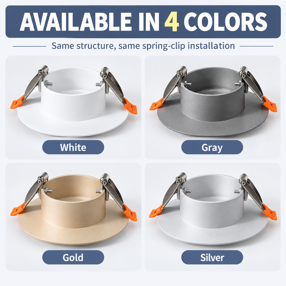 🏠 Universal Wall Hole Cover 🐭 No-Glue Spring-Clip Sealing Cap for AC & Pipe Openings (Fits 50–220mm)