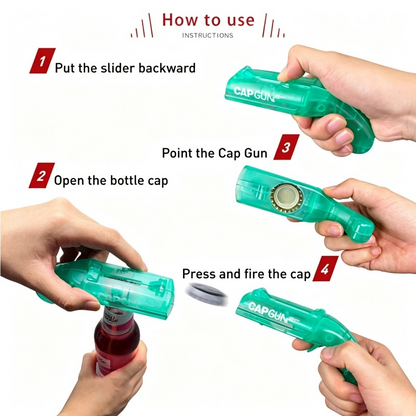Funny Cap Launching Bottle Opener, Party Gadget Gift for Men