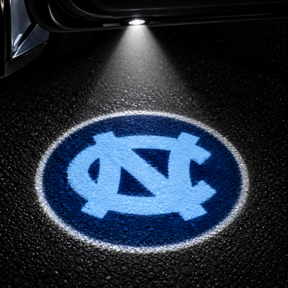 North Carolina Tar Heels car door projector light design