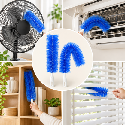 Fan cleaning brush