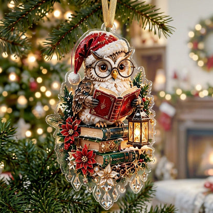 Wise Teacher Owl XR1710040CL Christmas Ornament