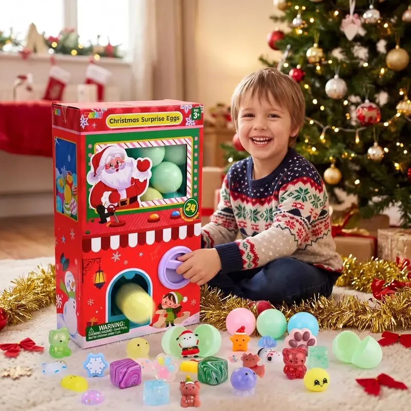 🎅Christmas Sale🎅 Advent Calendar 2026 Christmas Gachapon Squishy Toys 24 Pcs,&Halloween Advent Calendar(✨Buy 2 Free Shipping)